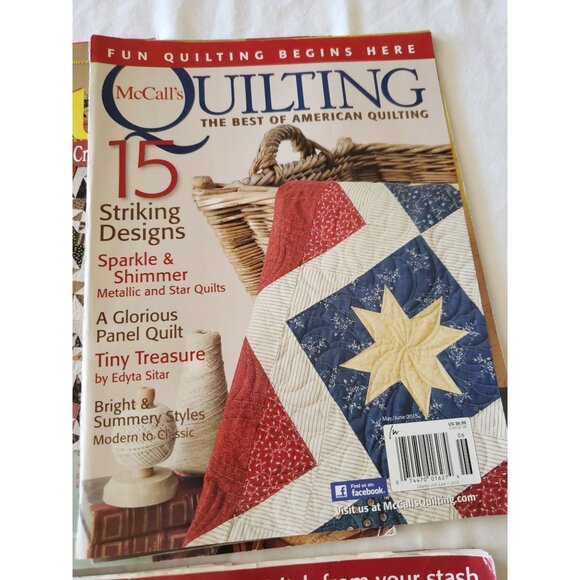9 McCalls Quilting Magazines Lot 20012002 2003 2008 2010 2011 2015 2018 Issues - Picture 5 of 13